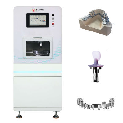 Yüksek hassasiyetli Cad Cam 5 Eksenli Diş protezi freze makinesi
